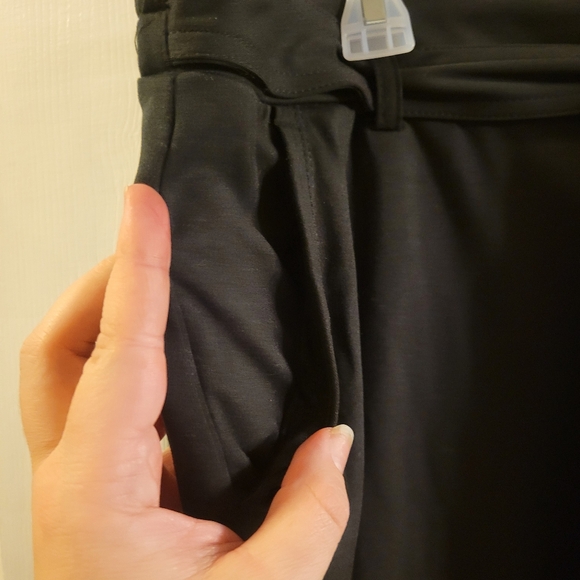 Black stretch waiste dress pant/slack NWT size XL Nicole Miller NY - Picture 2 of 10